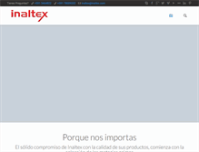 Tablet Screenshot of inaltex.com